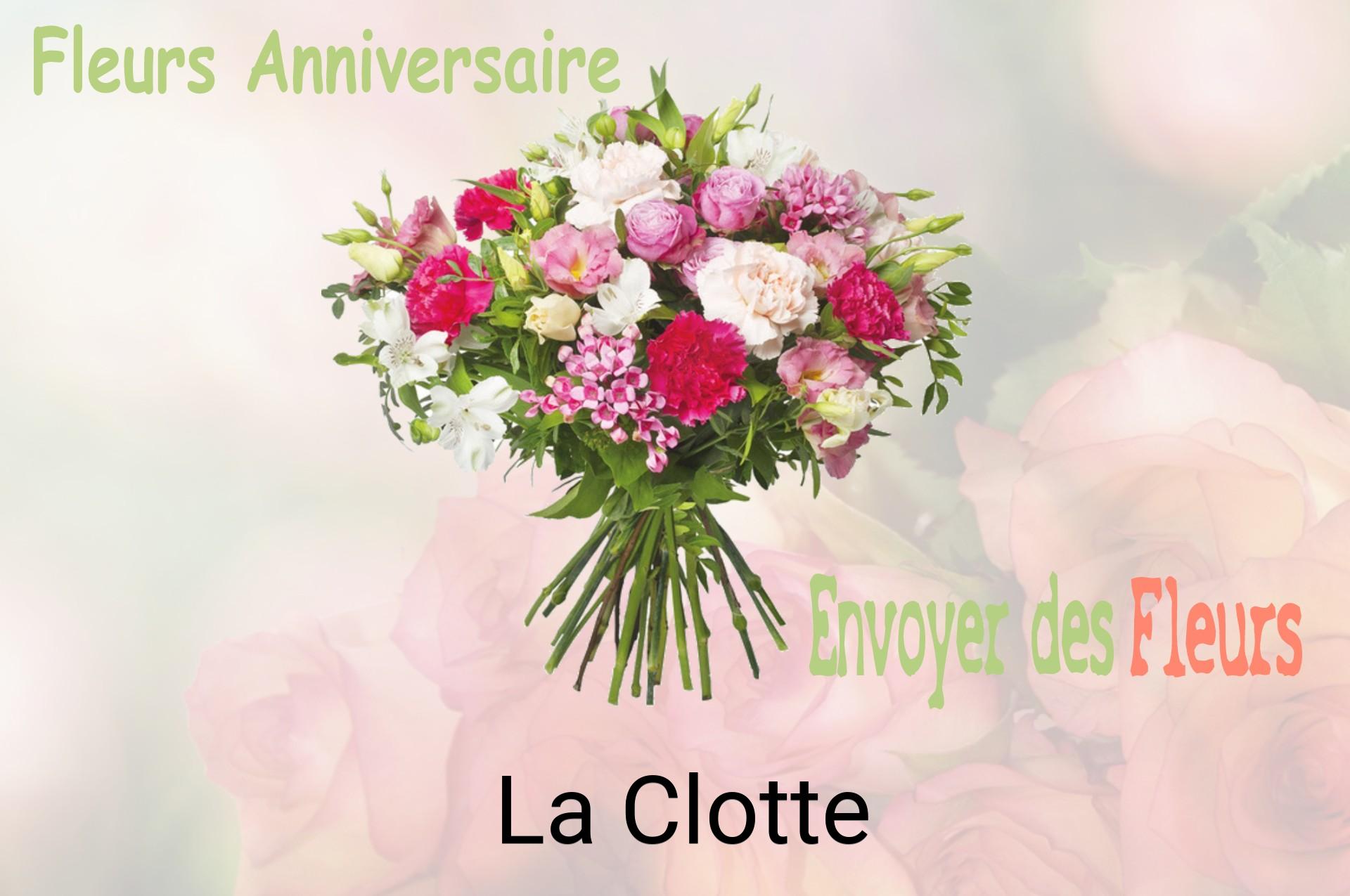 Bouquet de fleurs d’anniversaire livré à La Clotte